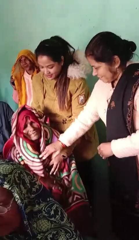 Distribution of blanket to the needy and homeless people